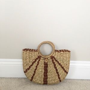 Handwoven Bamboo handheld bag